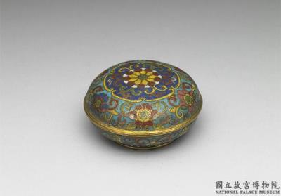 图片[2]-Copper box in cloisonne enamels, Qing dynasty, Qianlong reign (1736-1795)-China Archive